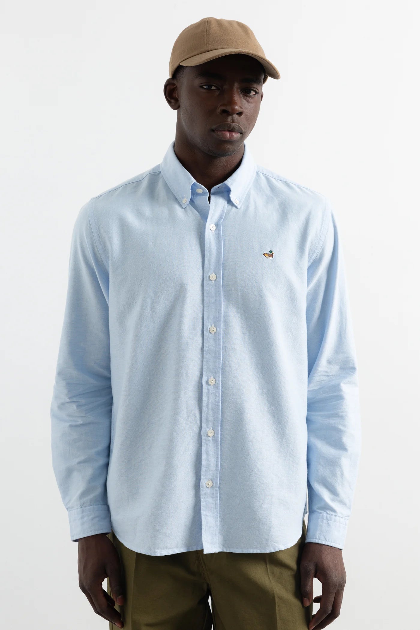 CAMISA OXFORD AZUL