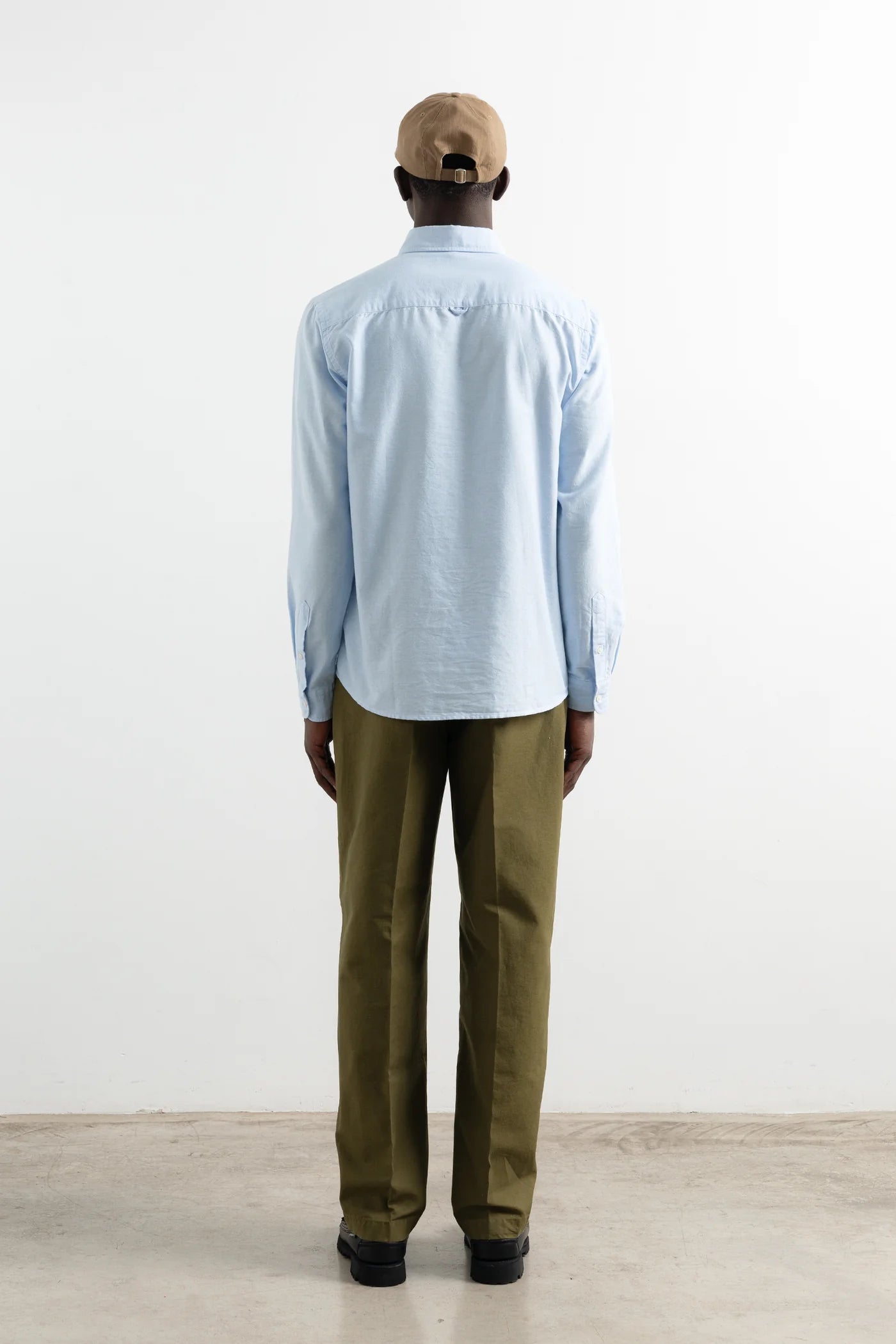 CAMISA OXFORD AZUL-5